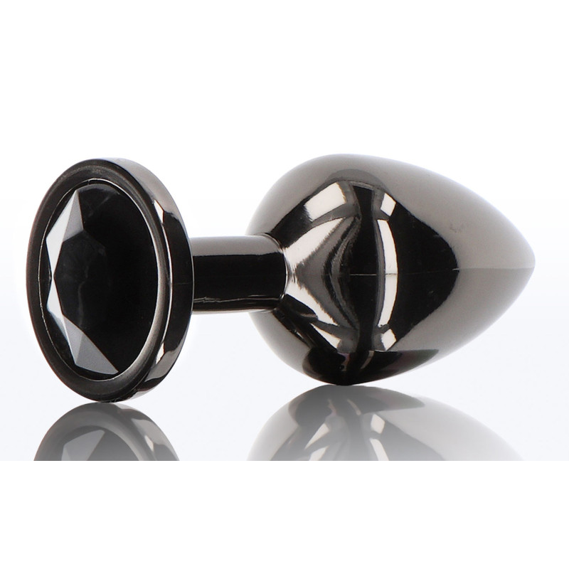 TABOOM Plug Bijou Anal Diamond Jewel L 8 x 4cm Noir